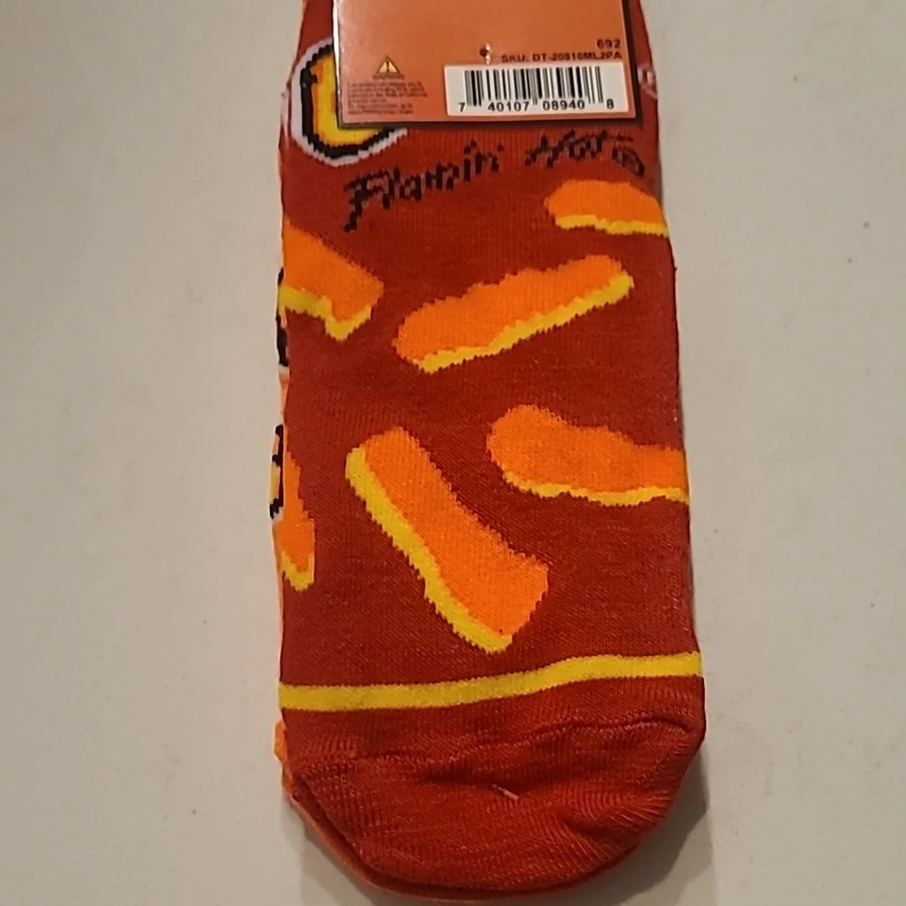 New! 2 Pack Cheetos Ankle Socks